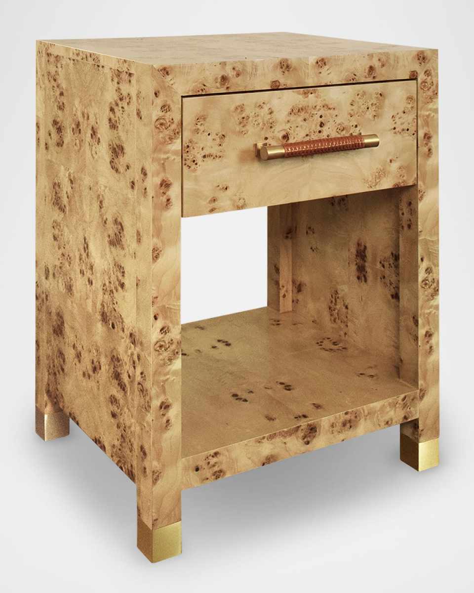 Pelham Burl Wood Side Table